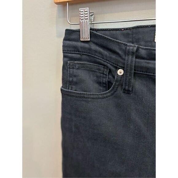 Madewell 26P High Rise washed out black stretch skinny jeans - cotton modal blen - Picture 4 of 8